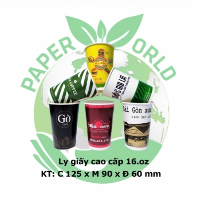 Ly Giấy Cao Cấp 16 oz