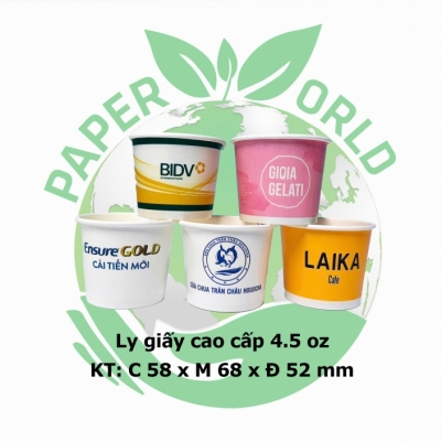 Ly Giấy Cao Cấp 4.5 oz