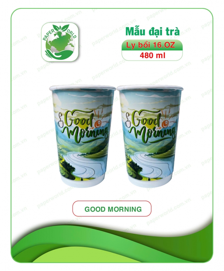 MẪU IN SẴN LY COFFEE - 2 LỚP