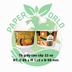Tô giấy cao cấp 22 oz