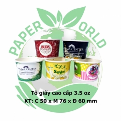 Tô giấy cao cấp 3.5 oz