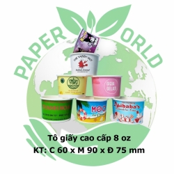 Tô giấy cao cấp 8 oz